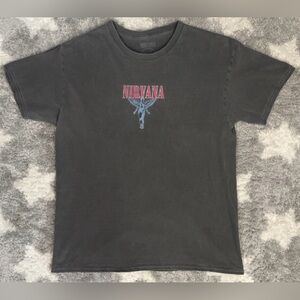 Nirvana In Utero Unisex Graphic T-Shirt Size Medium Gray 90’s Grunge Rock Band